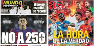 Portadas Deportivas Sábado 29/6/2024 | Marca, As, Sport, Mundo Deportivo Portadas Deportivas Sábado 29/6/2024