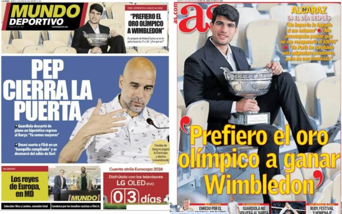 Portadas Deportivas Martes 11/6/2024 Portadas Deportivas Martes 11/6/2024