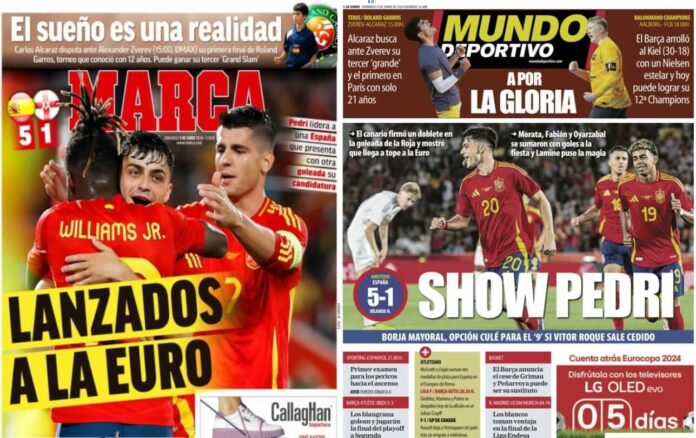 Portadas Deportivas Domingo 9/6/2024