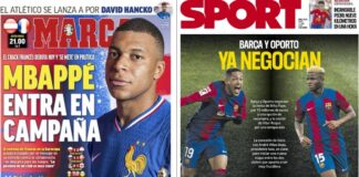 Portadas Deportivas Lunes 17/6/2024 | Marca, As, Sport, Mundo Deportivo Portadas Deportivas Lunes 17/6/2024
