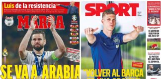 Portadas Deportivas Domingo 23/6/2024 | Marca, As, Sport, Mundo Deportivo Portadas Deportivas Domingo 23/6/2024