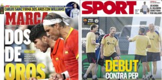 Portadas Deportivas Martes 30/7/2024 | Marca, As, Sport, Mundo Deportivo Portadas Deportivas Martes 30/7/2024