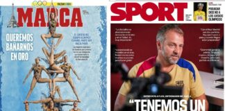 Portadas Deportivas Martes 23/7/2024 | Marca, As, Sport, Mundo Deportivo Portadas Deportivas Martes 23/7/2024