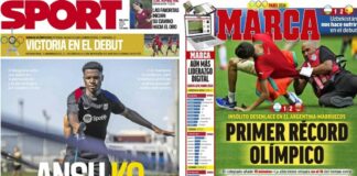 Portadas Deportivas Jueves 25/7/2024 | Marca, As, Sport, Mundo Deportivo Portadas Deportivas Jueves 25/7/2024