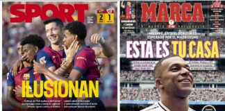 Portadas Deportivas Domingo 25/8/2024 | Marca, As, Sport, Mundo Deportivo Portadas Deportivas Domingo 25/8/2024