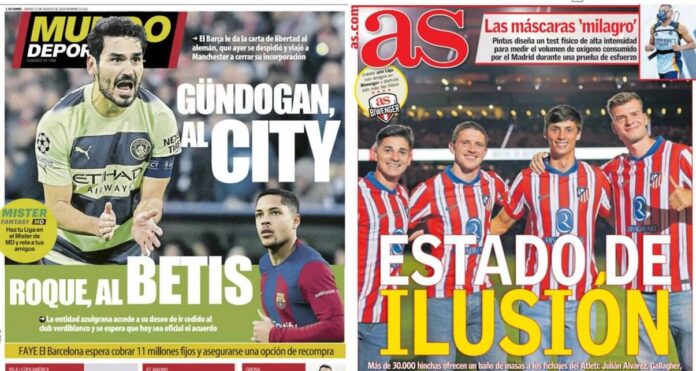 Portadas Deportivas Jueves 22/8/2024 Portadas Deportivas Jueves 22/8/2024