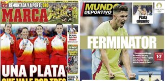 Portadas Deportivas Martes 6/8/2024 | Marca, As, Sport, Mundo Deportivo Portadas Deportivas Martes 6/8/2024