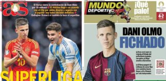 Portadas Deportivas Miércoles 7/8/2024 | Marca, As, Sport, Mundo Deportivo Portadas Deportivas Miércoles 7/8/2024