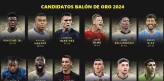 Todos los Nominados al Balón de Oro 2024 Todos los Nominados al Balón de Oro 2024