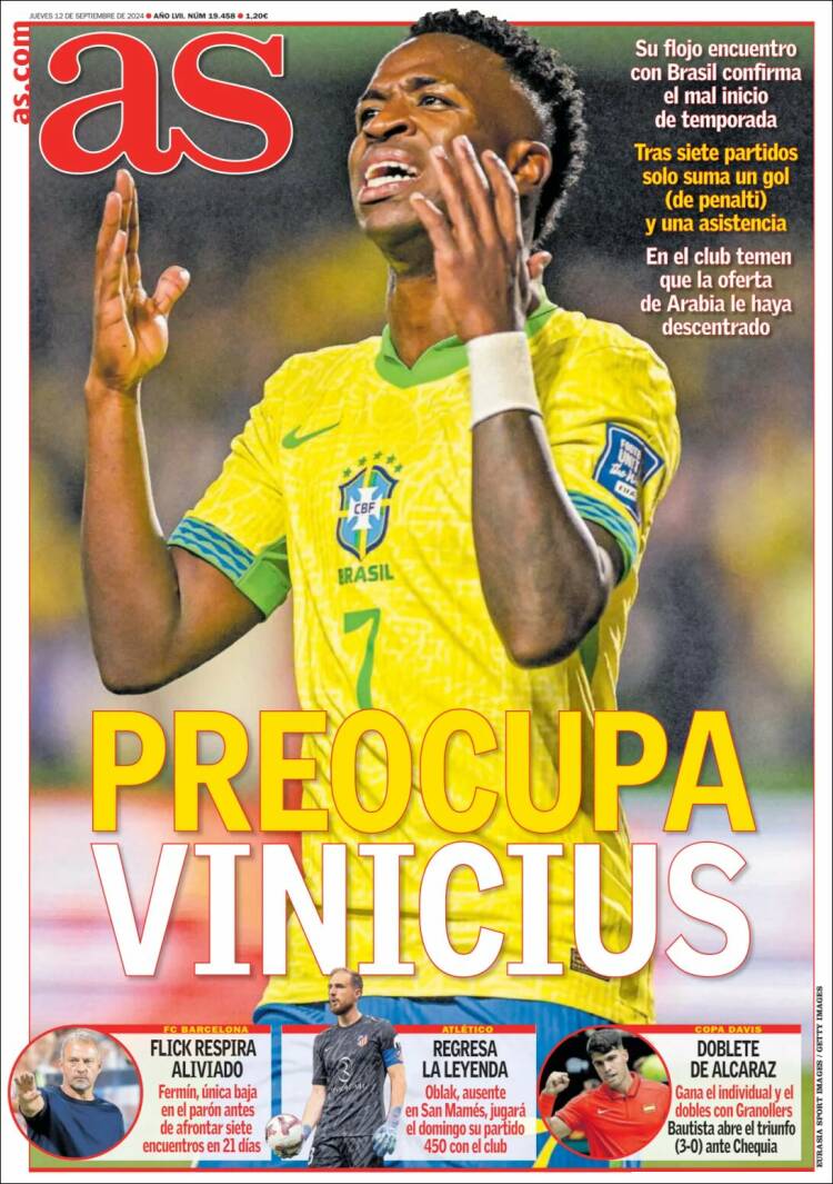Portadas Deportivas Jueves 12/9/2024 Portadas Deportivas Jueves 12/9/2024