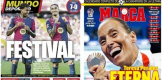 Portadas Deportivas Domingo 1/9/2024 | Marca, As, Sport, Mundo Deportivo Portadas Deportivas Domingo 1/9/2024