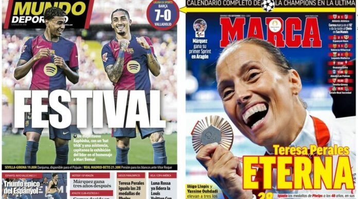 Portadas Deportivas Domingo 1/9/2024 Portadas Deportivas Domingo 1/9/2024