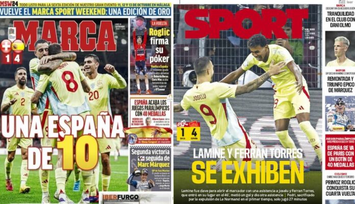 Portadas Deportivas Lunes 9/9/2024 Portadas Deportivas Lunes 9/9/2024