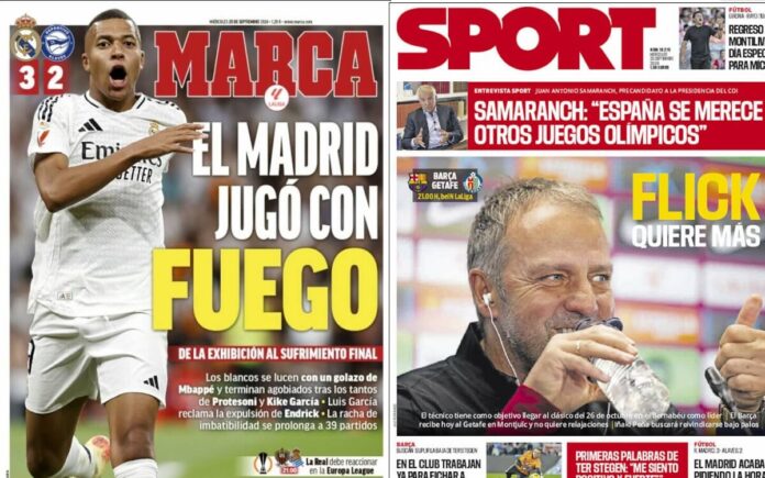 Portadas Deportivas Miércoles 25/9/2024 Portadas Deportivas Miércoles 25/9/2024