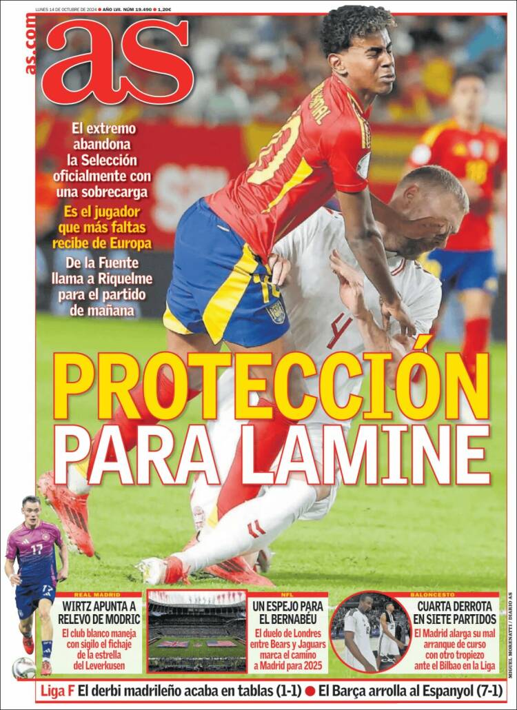 Portadas Deportivas Lunes 14/10/2024 Portadas Deportivas Lunes 14/10/2024