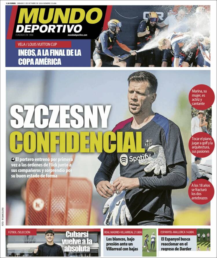 Portadas Deportivas Sábado 5/10/2024 Portadas Deportivas Sábado 5/10/2024