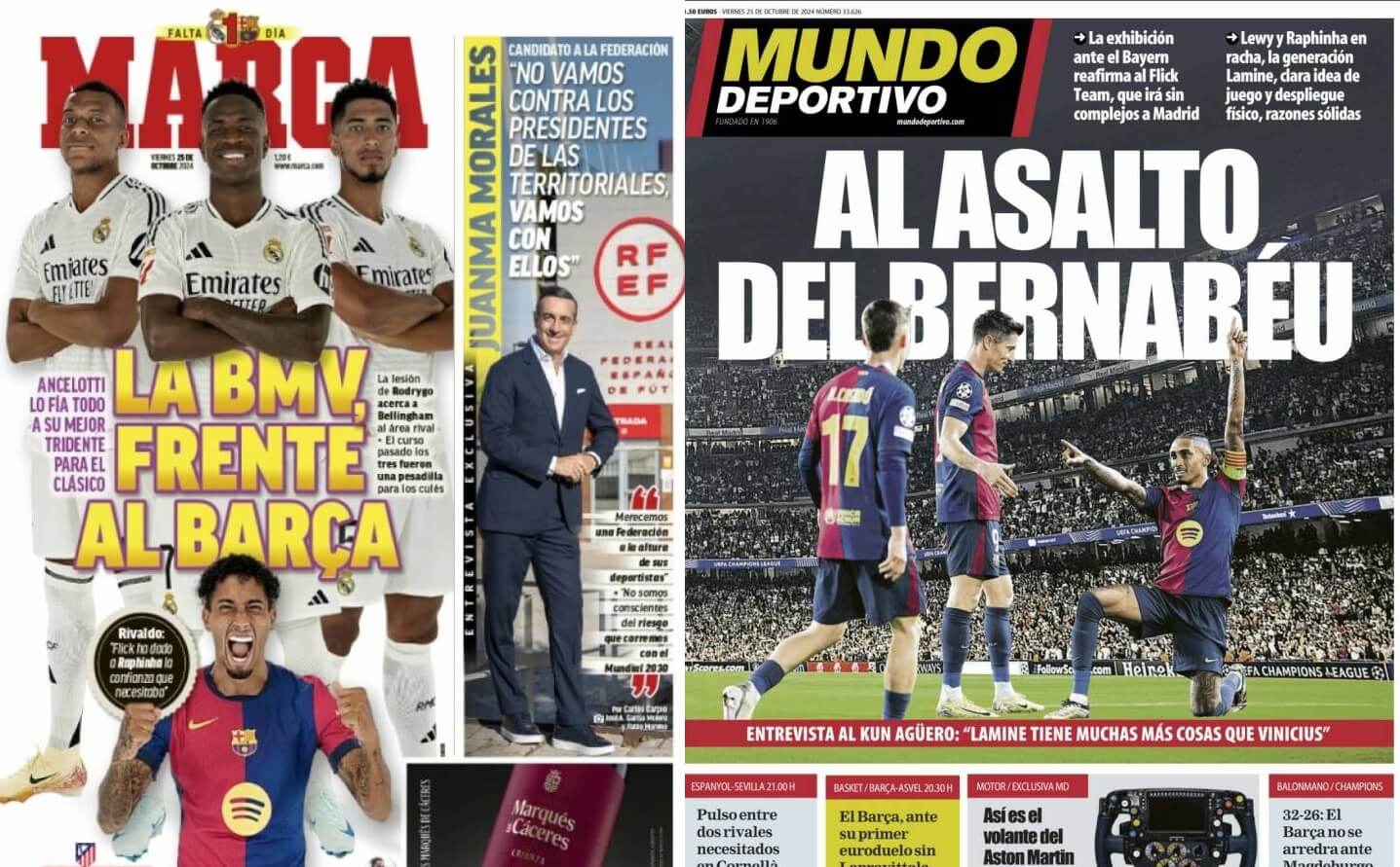 Portadas Deportivas Viernes 25/10/2024 Portadas Deportivas Viernes 25/10/2024