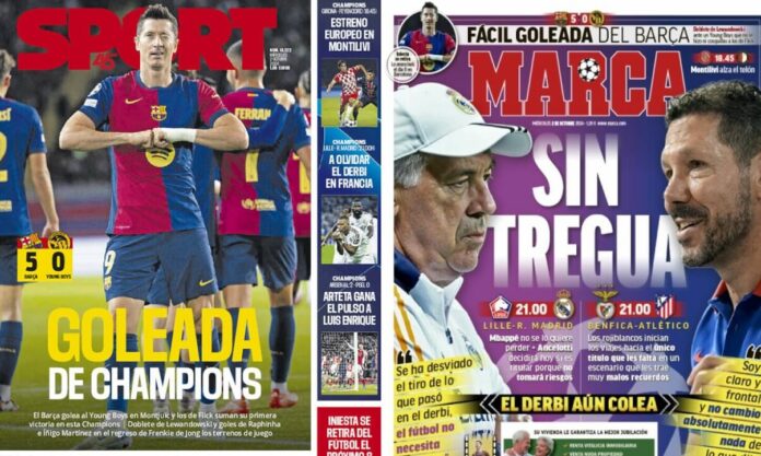 Portadas Deportivas Miércoles 2/10/2024