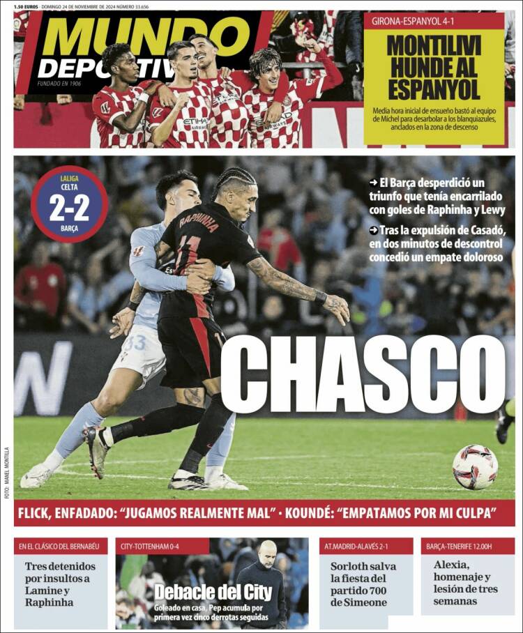 Portadas Deportivas Domingo 24/11/2024 Portadas Deportivas Domingo 24/11/2024