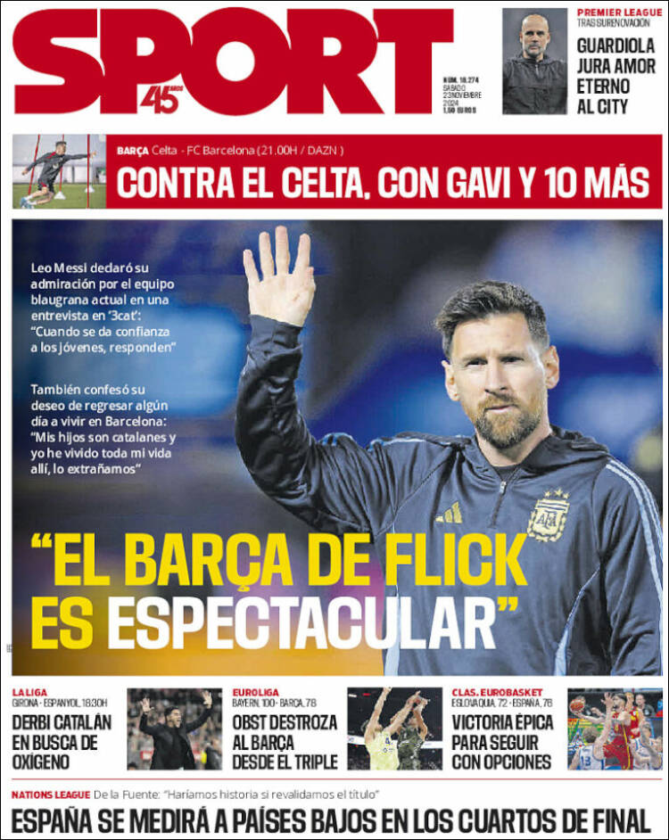 Portadas Deportivas Sábado 23/11/2024 Portadas Deportivas Sábado 23/11/2024