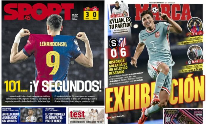 Portadas Deportivas Miércoles 27/11/2024 Portadas Deportivas Miércoles 27/11/2024
