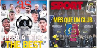 Portadas Deportivas Sábado 30/11/2024 | Marca, As, Sport, Mundo Deportivo Portadas Deportivas Sábado 30/11/2024