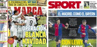 Portadas Deportivas Viernes 22/11/2024 | Marca, As, Sport, Mundo Deportivo Portadas Deportivas Viernes 22/11/2024