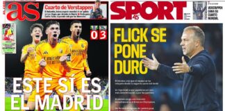 Portadas Deportivas Lunes 25/11/2024 | Marca, As, Sport, Mundo Deportivo Portadas Deportivas Lunes 25/11/2024