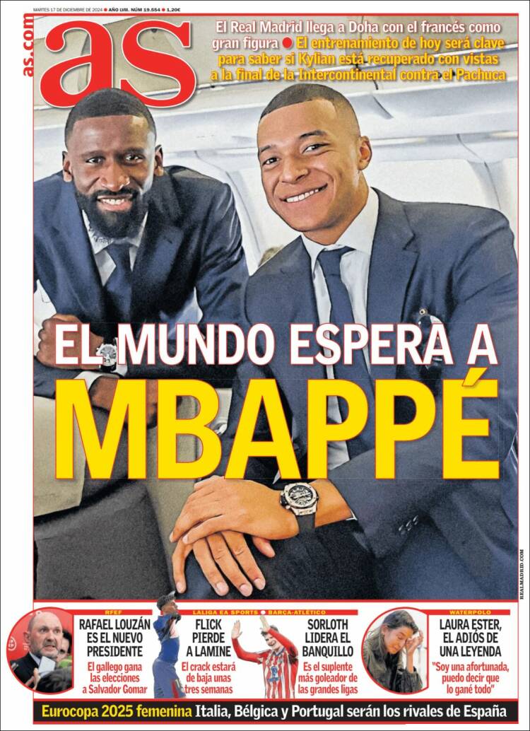 Portadas Deportivas Martes 17/12/2024 Portadas Deportivas Martes 17/12/2024