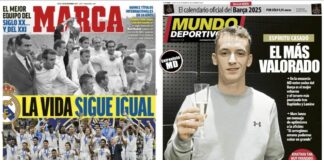Portadas Deportivas Jueves 26/12/2024 | Marca, As, Sport, Mundo Deportivo Portadas Deportivas Jueves 26/12/2024