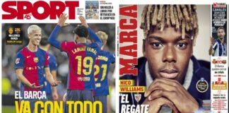 Portadas Deportivas Martes 3/12/2024 | Marca, As, Sport, Mundo Deportivo Portadas Deportivas Martes 3/12/2024