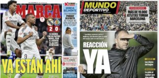 Portadas Deportivas Lunes 2/11/2024 | Marca, As, Sport, Mundo Deportivo Portadas Deportivas Lunes 2/11/2024
