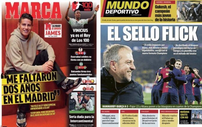 Portadas Deportivas Viernes 13/12/2024