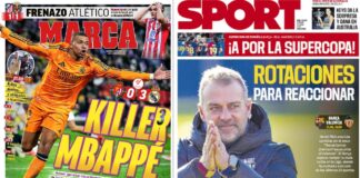 Portadas Deportivas Domingo 26/1/2025 | Marca, As, Sport, Mundo Deportivo Portadas Deportivas Domingo 26/1/2025