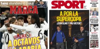 Portadas Deportivas Martes 7/1/2025 | Marca, As, Sport, Mundo Deportivo Portadas Deportivas Martes 7/1/2025