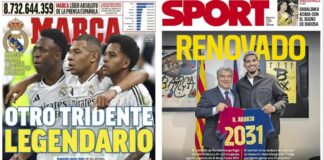 Portadas Deportivas Viernes 24/1/2025 | Marca, As, Sport, Mundo Deportivo Portadas Deportivas Viernes 24/1/2025