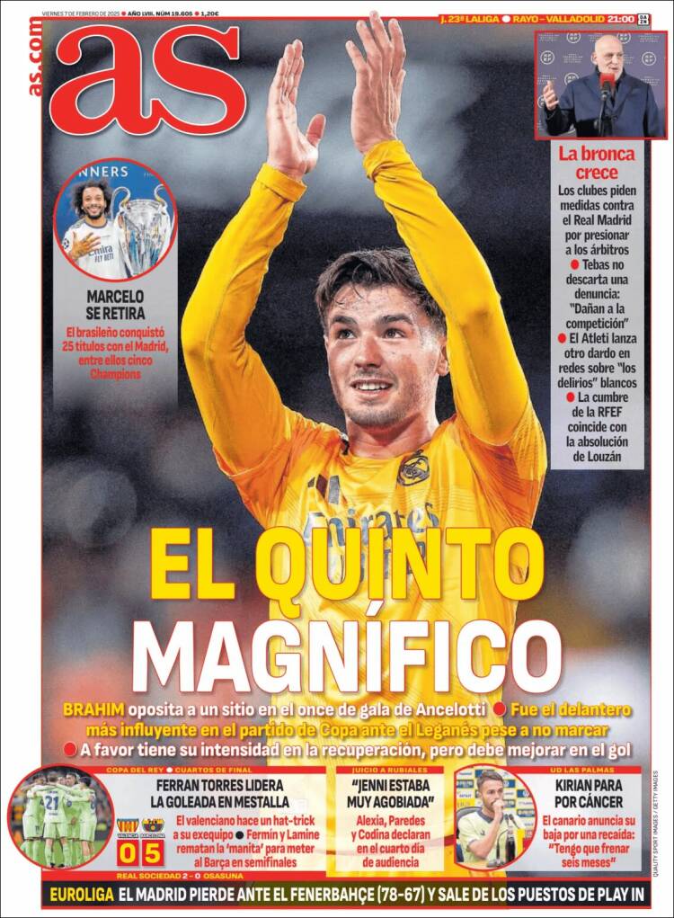 Portadas Deportivas Viernes 7/2/2025 Portadas Deportivas Viernes 7/2/2025