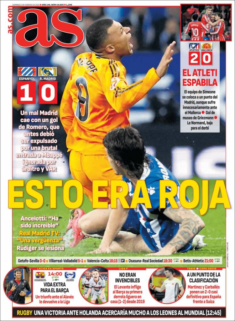 Portadas Deportivas Domingo 2/2/2025 Portadas Deportivas Domingo 2/2/2025