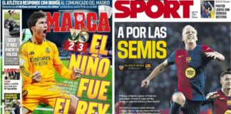 Portadas Deportivas Jueves 6/2/2025 | Marca, As, Sport, Mundo Deportivo Portadas Deportivas Jueves 6/2/2025