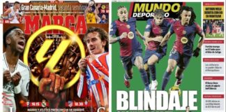 Portadas Deportivas Sábado 15/2/2025 | Marca, As, Sport, Mundo Deportivo Portadas Deportivas Sábado 15/2/2025