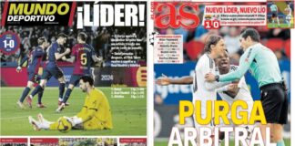 Portadas Deportivas Martes 18/2/2025 | Marca, As, Sport, Mundo Deportivo Portadas Deportivas Martes 18/2/2025