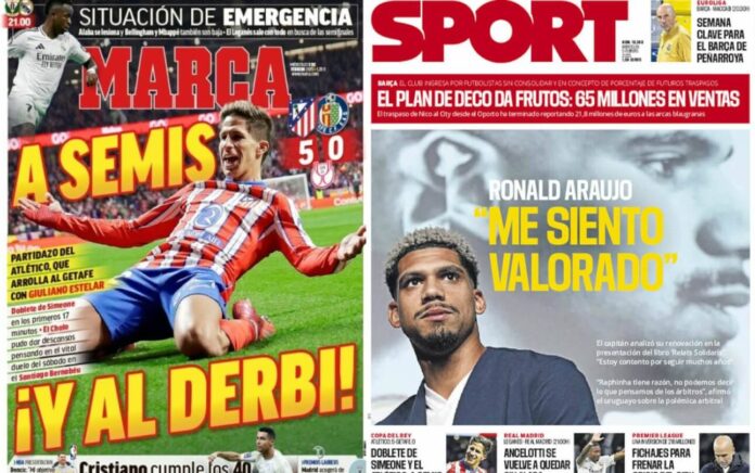 Portadas Deportivas Miércoles 5/2/2025