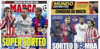Portadas Deportivas Viernes 21/2/2025 | Marca, As, Sport, Mundo Deportivo Portadas Deportivas Viernes 21/2/2025