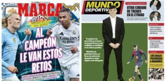 Portadas Deportivas Martes 11/2/2025 | Marca, As, Sport, Mundo Deportivo Portadas Deportivas Martes 11/2/2025