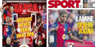 Portadas Deportivas Martes 25/2/2025 | Marca, As, Sport, Mundo Deportivo Portadas Deportivas Martes 25/2/2025