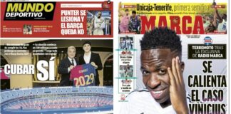 Portadas Deportivas Viernes 14/2/2025 | Marca, As, Sport, Mundo Deportivo Portadas Deportivas Viernes 14/2/2025