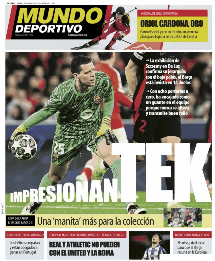 Portadas Deportivas Viernes 7/3/2025 Portadas Deportivas Viernes 7/3/2025