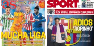 Portadas Deportivas Sábado 1/3/2025 | Marca, As, Sport, Mundo Deportivo Portadas Deportivas Sábado 1/3/2025