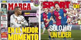 Portadas Deportivas Lunes 31/3/2025 | Marca, As, Sport, Mundo Deportivo Portadas Deportivas Lunes 31/3/2025