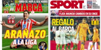 Portadas Deportivas Domingo 2/3/2025 | Marca, As, Sport, Mundo Deportivo